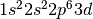 1s^22s^22p^63d